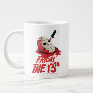 Friday the 13th   Knife Through Hockey Mask Grote Koffiekop