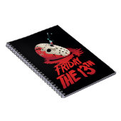 Friday the 13th | Knife Through Hockey Mask Notitieboek (Rechterzijde)