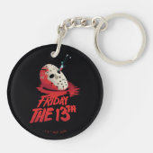 Friday the 13th | Knife Through Hockey Mask Sleutelhanger (Achterkant)
