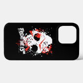 Friday the 13th | Paint Splatter Hockey Mask Case-Mate iPhone Case (Achterkant (horizontaal))