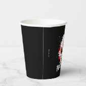 Friday the 13th | Paint Splatter Hockey Mask Papieren Bekers (Rechts)