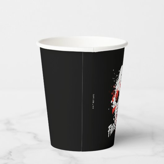 Friday the 13th | Paint Splatter Hockey Mask Papieren Bekers (Rechts)