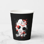 Friday the 13th | Paint Splatter Hockey Mask Papieren Bekers (Voorkant)