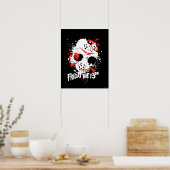 Friday the 13th | Paint Splatter Hockey Mask Poster (Keuken)