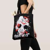 Friday the 13th | Paint Splatter Hockey Mask Tote Bag (Dichtbij)