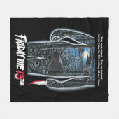 Friday the 13th | Silhouette Camp Theatrical Art Fleece Deken (Voorkant (Horizontaal))