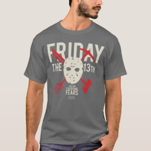 Friday the 13th   Wapens kruiskopmasker T-shirt