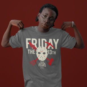 Friday the 13th Wapens kruiskopmasker T-shirt