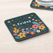 Friday, time to bloom bier onderzetter (Linkerzijde)