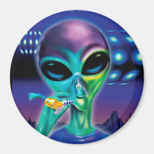 Fridge Magnet Alien neemt me mee naar je feestje