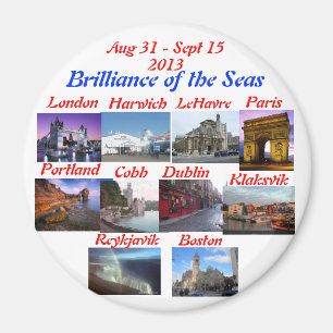 FRIDGE MAGNET BRILLIANCE SEPT 2013 TRANS ATLANTIC
