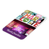 Fridge Magnet Charlotte North Carolina Magneet (Linkerzijde)
