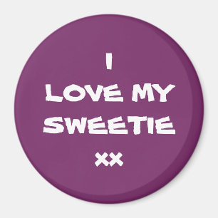 Fridge Magnet Cute, ik hou van mijn SWEETIE Magnet