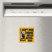 Fridge magnet denkt niet eens aan dat eten (Insitu (Vaatwasser))