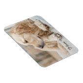 Fridge Magnet met Golden Retriever en Slogan Magneet (Rechterzijde)