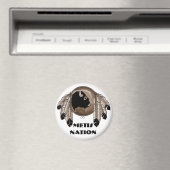 Fridge Magnet Native Art Metis Pride (Insitu (Vaatwasser))