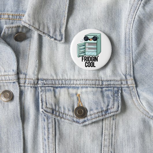 Fridgin Cool Funny Refkoelkast Ronde Button 5,7 Cm (In situ)