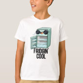 Fridgin Cool Funny Refkoelkast T-shirt (Voorkant)