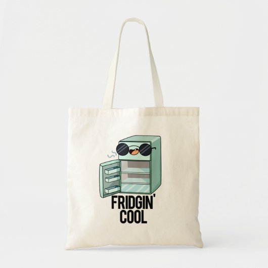 Fridgin Cool Funny Refkoelkast Tote Bag (Voorkant)