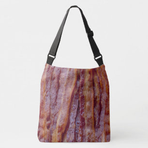 Fried bacon crossbody tas