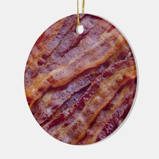 Fried bacon keramisch ornament (Links)