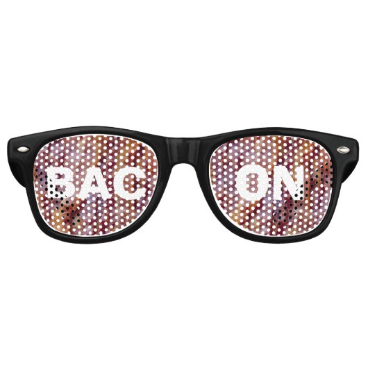 Fried bacon retro zonnebril (Voorkant)