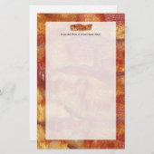 Fried Bacon Strip Briefpapier (Voorkant / Achterkant)