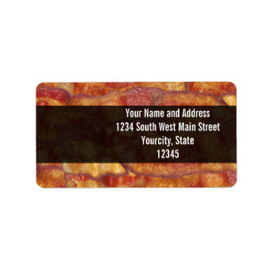 Fried Bacon Strip Etiket