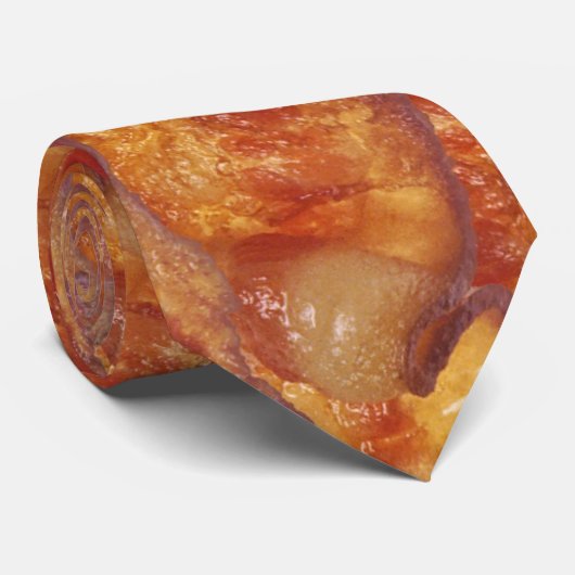 Fried Bacon Strip Stropdas (Opgerold)