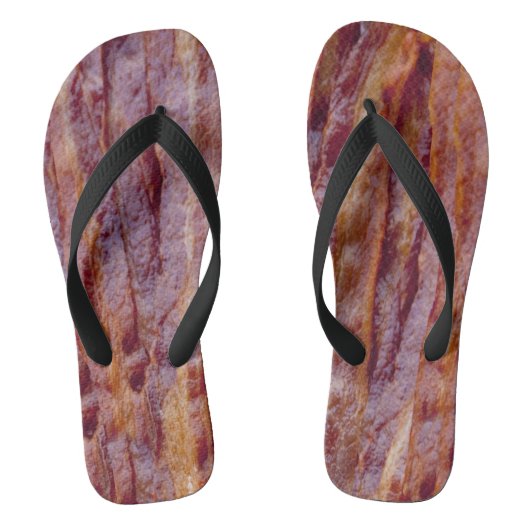 Fried bacon teenslippers (Voetbed)