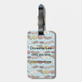 Fried Breakfast Bagagelabel (Achterkant verticaal)