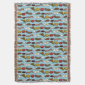 Fried Breakfast Deken (Voorkant Verticaal)