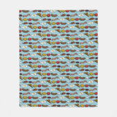 Fried Breakfast Fleece Deken (Voorkant)