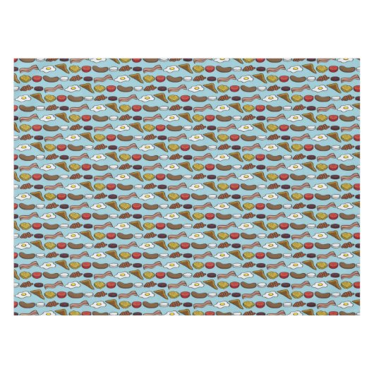 Fried Breakfast Tafelkleed (Voorkant (Horizontaal))