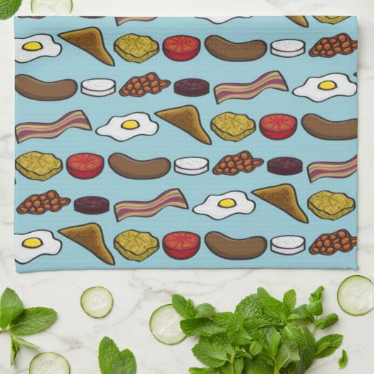 Fried Breakfast Theedoek (Gevouwen)