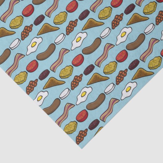 Fried Breakfast Tissuepapier (Detail)