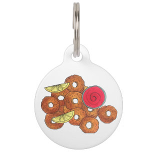 Fried Calamari Rings Italiaanse voedselproducent F Huisdierpenning