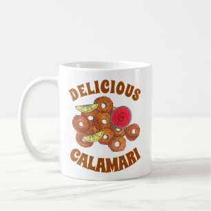 Fried Calamari Rings Italiaanse voedselproducent F Koffiemok