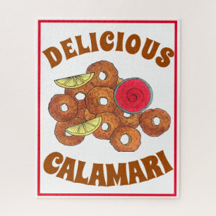 Fried Calamari Rings Italiaanse voedselproducent F Legpuzzel