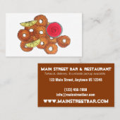 Fried Calamari Rings Italiaanse voedselproducent F Visitekaartje (Voorkant / Achterkant)