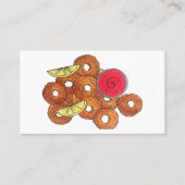 Fried Calamari Rings Italiaanse voedselproducent F Visitekaartje (Voorkant)