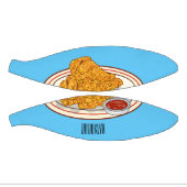 Fried cartoon-illustratie basketbal (Panelen)
