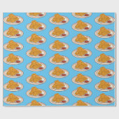 Fried cartoon-illustratie cadeaupapier (Vlak)