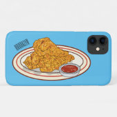 Fried cartoon-illustratie Case-Mate iPhone case (Achterkant (horizontaal))