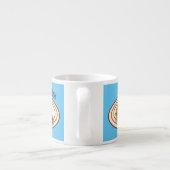 Fried cartoon-illustratie espresso kop (Achterkant)