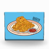 Fried cartoon-illustratie fotoblokken (Voorkant)