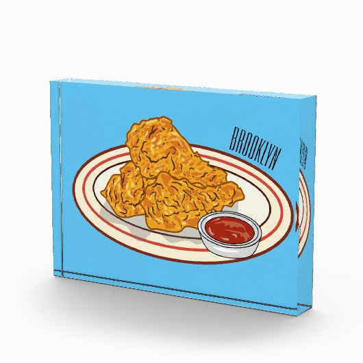 Fried cartoon-illustratie fotoblokken (Rechts)