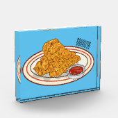 Fried cartoon-illustratie fotoblokken (Links)