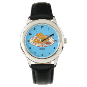 Fried cartoon-illustratie horloge