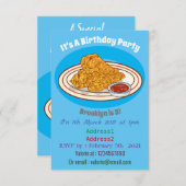 Fried cartoon-illustratie kaart (Voorkant / Achterkant)